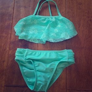 Two piece toddler bathing suit